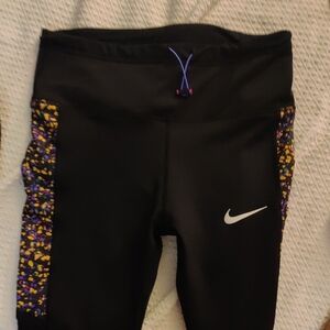 Nike Black Leggings Athletic Fit